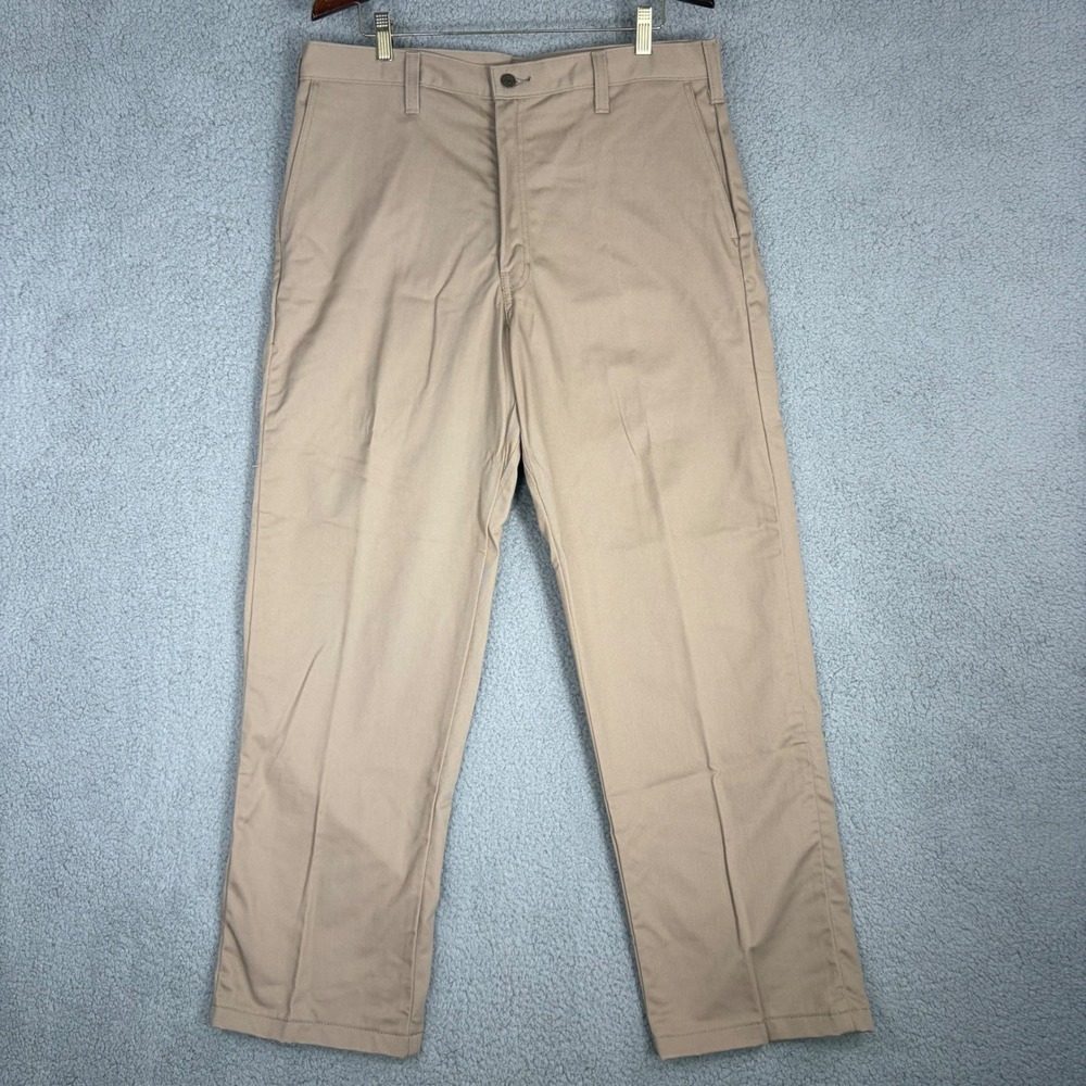 Workrite FR Pants Mens 36x30 Tan Khaki Westex UltraSoft Flame Resistant